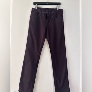 Prada men’s burgundy jeans
